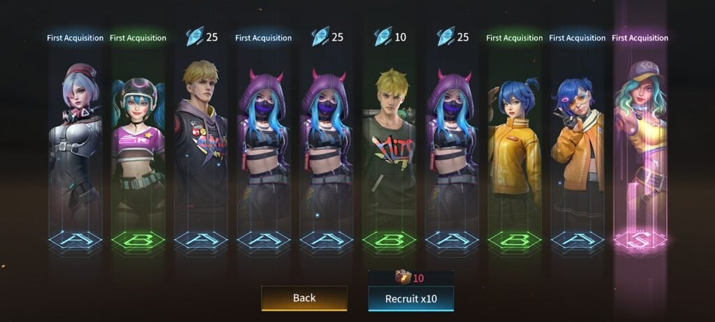Cyber Rebellion - x10 pull results