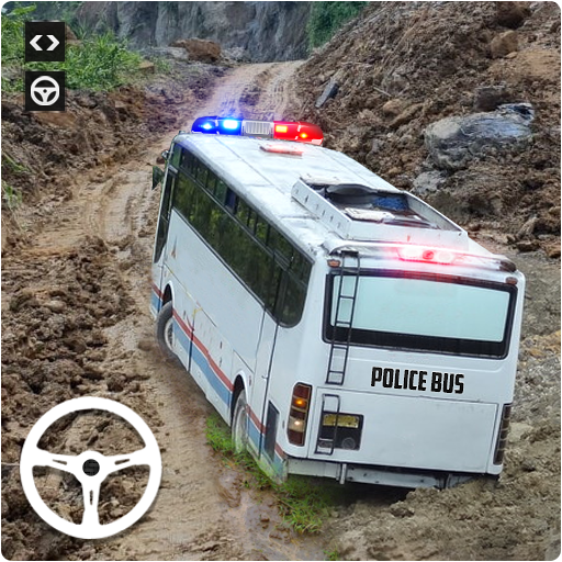 Police Bus Car Driving Game 3D