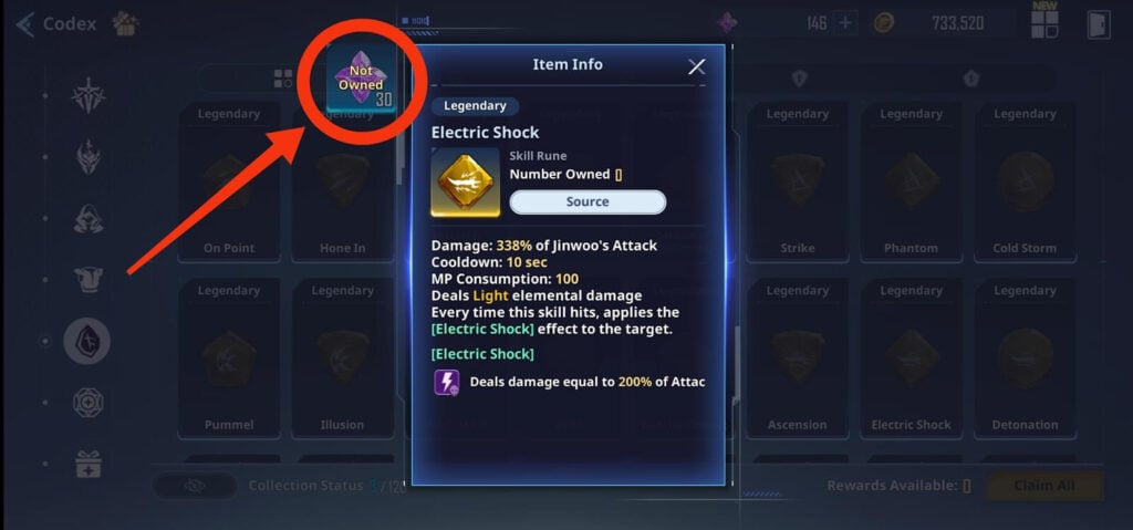 Codex (get free Essence Stones) - Solo Leveling Arise