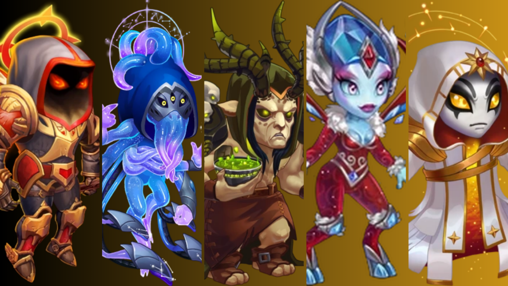 Astaroth, K’arkh, Jorgen/Martha, Nebula, Faceless