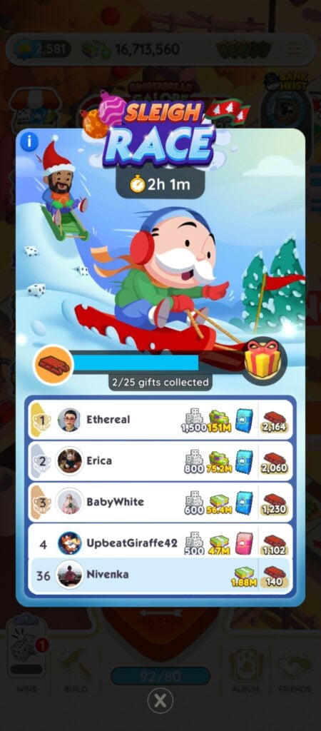 Sleigh Race