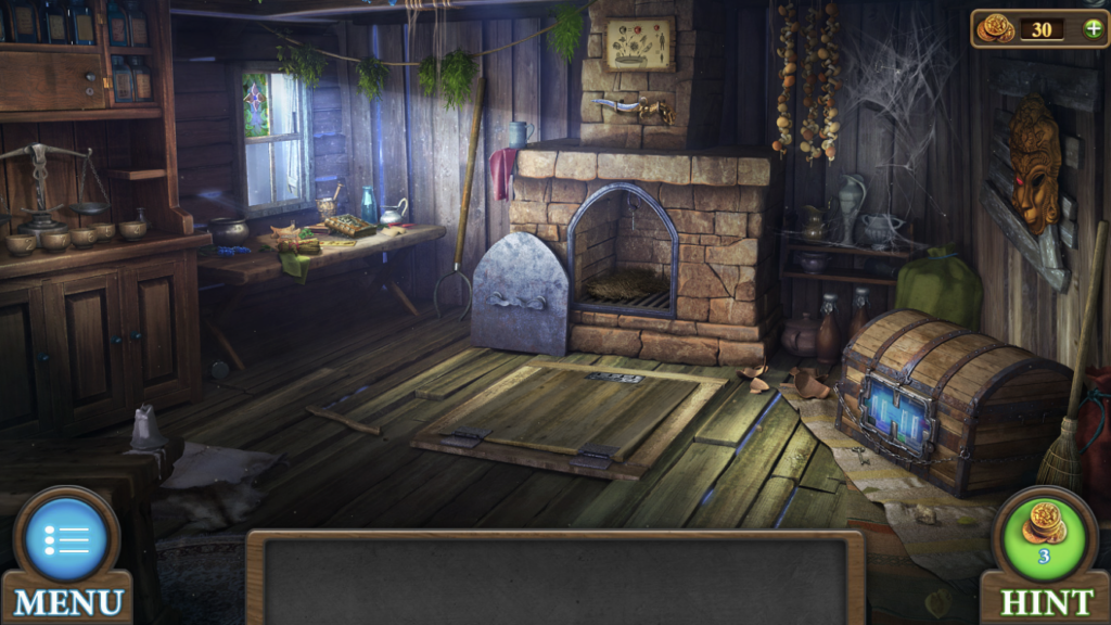 screenshot of the room in Tricky Doors level 1

