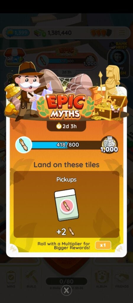Epic Myths event