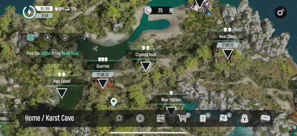 Dead God Land: Survival Games traveling.