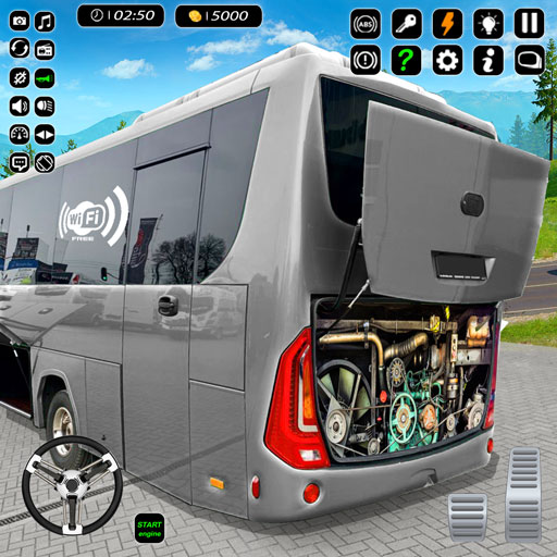 entrenador autobús simulador