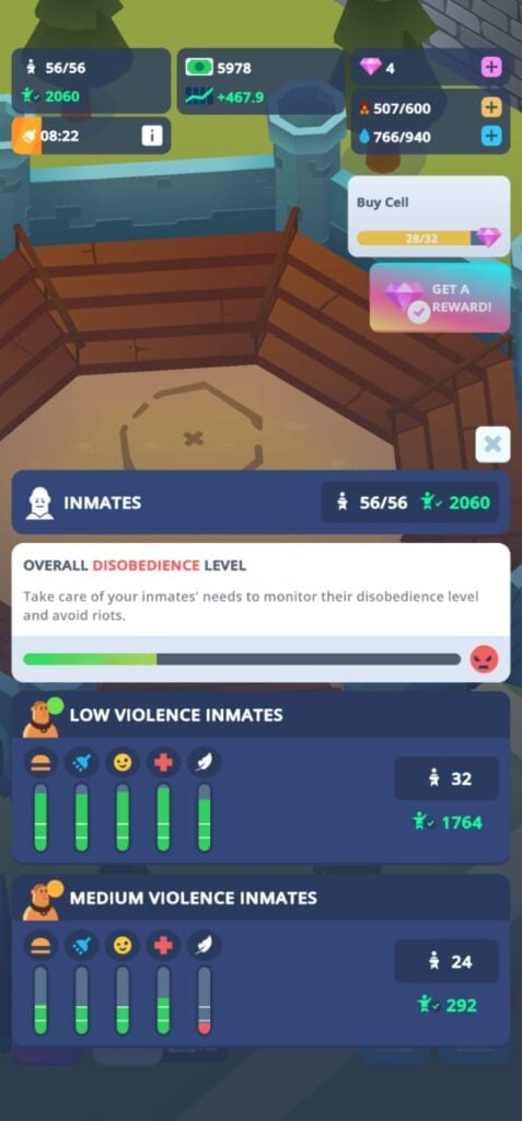 Inmates statistics