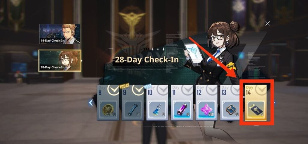 28 day login event (get Selection Draw Tickets) - Solo Leveling Arise